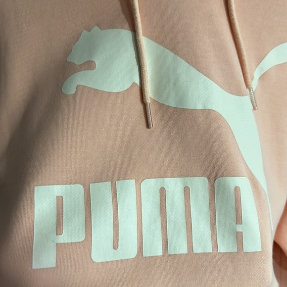 Soft Pink Puma Hoodie - Picture 4 of 6
